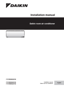 FTXTM30R.FTXTM-S_Installation manual_3PEN697375-5J_English download